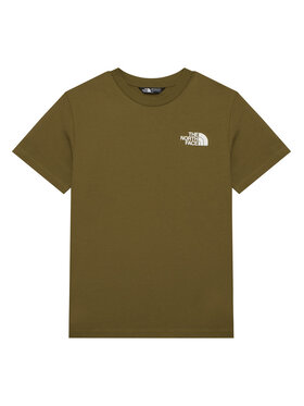 The North Face The North Face Póló Simple Dome NF0A87T4 Khaki Regular Fit