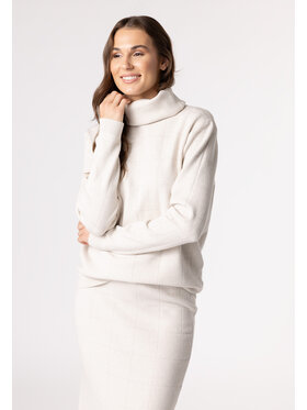 QUIOSQUE QUIOSQUE Sweter QUIOSQUE 6VS007132 Beżowy Regular Fit