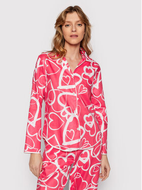 Cyberjammies Cyberjammies Koszulka piżamowa Mallory 9023 Różowy Regular Fit