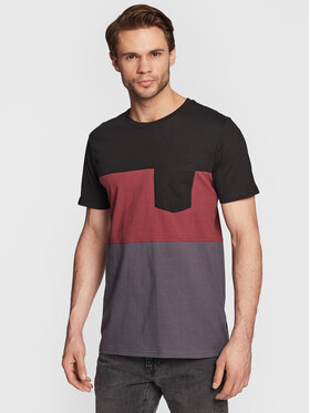 Solid Solid Tricou 21106851 Negru Regular Fit
