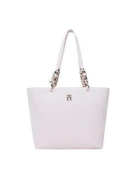 Tommy Hilfiger Tommy Hilfiger Borsetta Th Chic Tote AW0AW14179 Beige