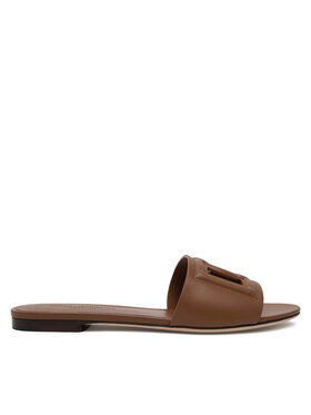 Dolce&Gabbana Dolce&Gabbana Klapki CQ0436 AY329 Brązowy