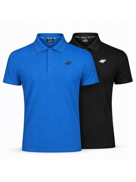 4F 4F Polo Z-0770-2-I Biały Regular Fit