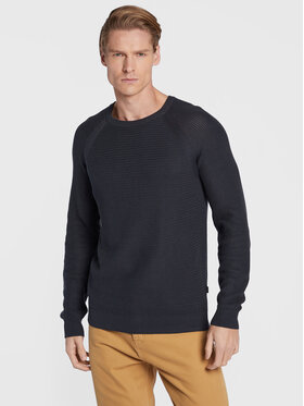 Casual Friday Casual Friday Sweter Kristian 20504507 Granatowy Regular Fit