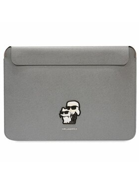 KARL LAGERFELD KARL LAGERFELD Etui na laptopa do 14 cal Srebrny