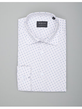 Borgio Borgio Koszula calimera Biały Classic Fit