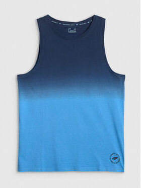 4F 4F Tank top BEACHWEAR Granatowy Regular Fit