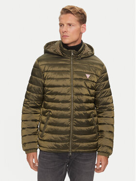 Guess Guess Daunenjacke M4YL99 WG922 Grün Regular Fit