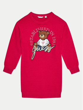 Guess Guess Φόρεμα υφασμάτινο J4BK12 Z3GS0 Κόκκινο Comfort Fit