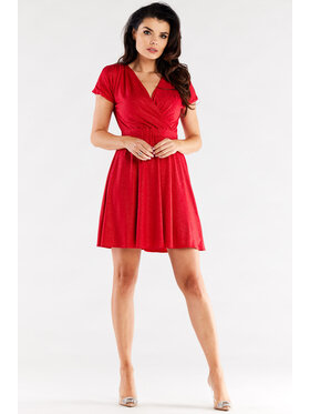 Awama Awama Abito da sera A558 Rosso Basic Fit