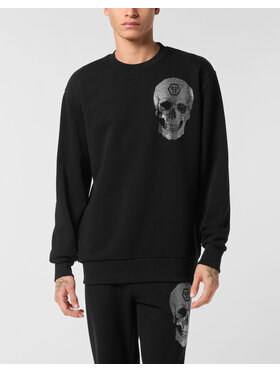 PHILIPP PLEIN PHILIPP PLEIN Bluza 26941 Czarny Regular Fit