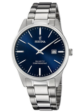 Festina Festina Zegarek F20511/3 Srebrny