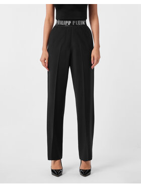 PHILIPP PLEIN PHILIPP PLEIN Pantaloni di tessuto 28019 Nero Straight Fit