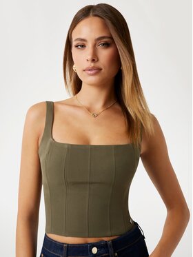 Guess Guess Top 176597 Zielony Classic Fit