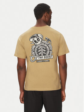 Element Element Tričko ELYZT00519 Kaki Regular Fit