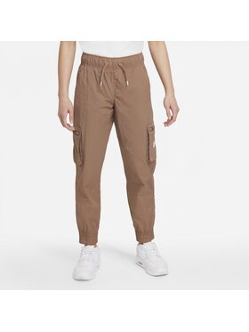 Nike Nike Spodnie dresowe Sportswear Brązowy Regular Fit