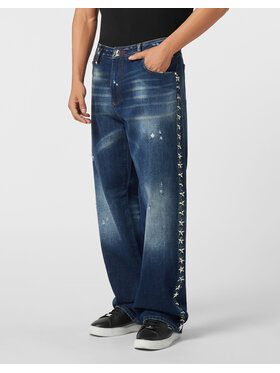 PHILIPP PLEIN PHILIPP PLEIN Jeans 25875 Azzurro chiaro Loose Fit