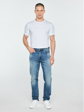 BIG STAR BIG STAR Jeansy HARPER Niebieski Tapered Fit