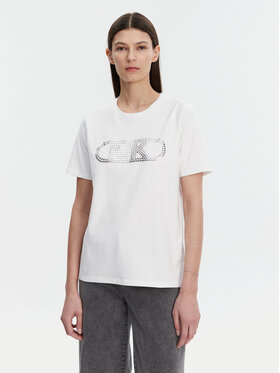 MICHAEL Michael Kors MICHAEL Michael Kors Tricou MS551SC2ZU Alb Regular Fit