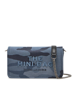 Marc Jacobs Marc Jacobs Дамска чанта The Camo Cacquard Chain Mini Bag 2R4SMN015S03 Син