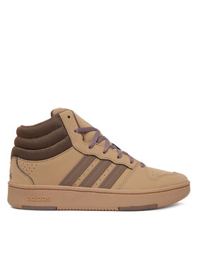 adidas adidas Sneakersy Hoops Mid Classic KI7495 Brązowy jasny