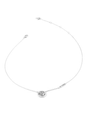 Guess Guess Naszyjnik JUBN02141JW-RH Srebrny