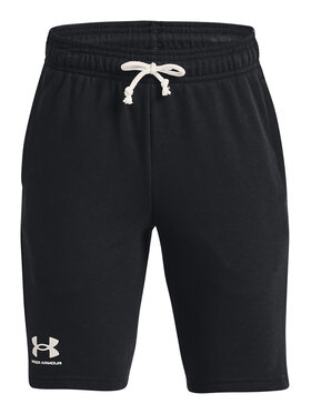 Under Armour Under Armour Спортни шорти UA RIVAL TERRY SHORT 1377255 Черен Regular Fit