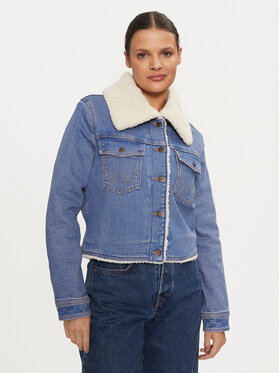 Wrangler Wrangler Τζιν μπουφάν 112356629 Μπλε Regular Fit