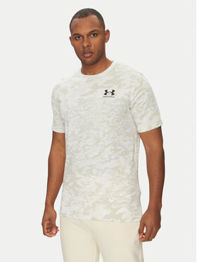 Under Armour Under Armour Marškinėliai ABC 1357727 Balta Regular Fit