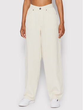 Urban Classics Urban Classics Riidest püksid 90'S TB4743 Beež Wide Leg