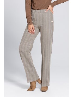 Look Made With Love Look Made With Love Spodnie materiałowe Myke Look 260 beige Beżowy Classic Fit