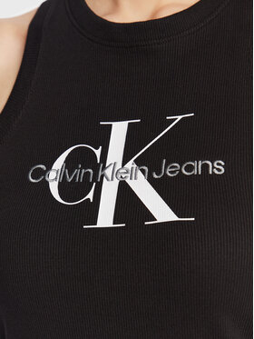 Calvin Klein Jeans Vsakodnevna Obleka J20J220754 Črna Slim Fit