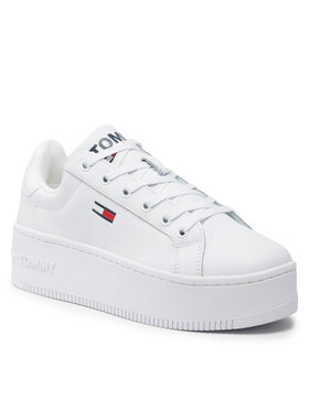 Tommy Jeans Tommy Jeans Αθλητικά Flatform Essential EN0EN01731 Λευκό