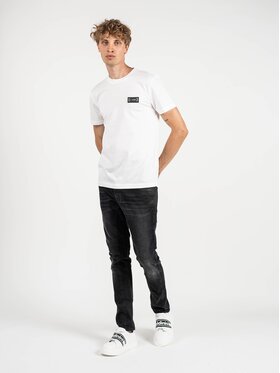 Les Hommes Les Hommes T-Shirt LKT100 703 Bílá Slim Fit