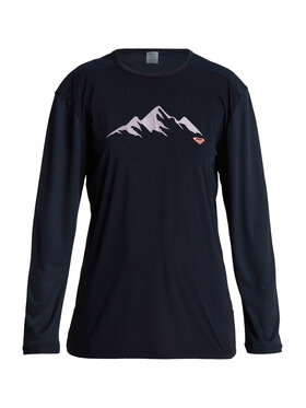 Roxy Roxy Techniniai marškinėliai Boundless Spirit 2 ERJKT04329 Juoda Regular Fit