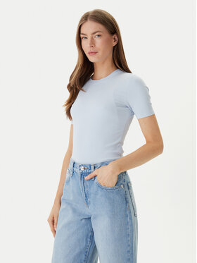 Calvin Klein Calvin Klein T-Shirt LV044D246G Błękitny Slim Fit