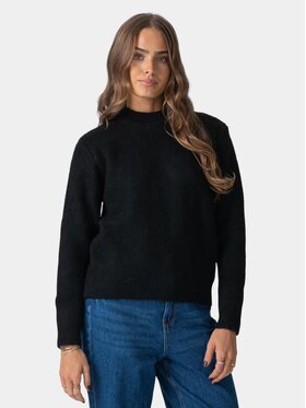 TeeShoppen TeeShoppen Sweter 'Basic Collection' Czarny Regular Fit