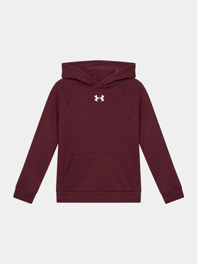 Under Armour Under Armour Суитшърт Ua Rival Fleece Hoodie 1379792 Бордо Loose Fit