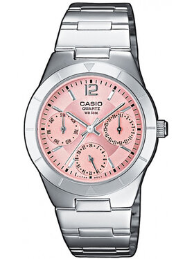 Casio Casio Zegarek Casio Classic LTP-2069D-4AVEF Różowy