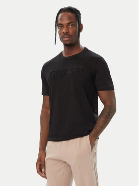 Guess Guess Tričko Z6BI06 K6537 Čierna Regular Fit