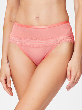 Triumph Triumph Figi klasyczne z wysokim stanem Tempting Tulle 10210008 Koralowy