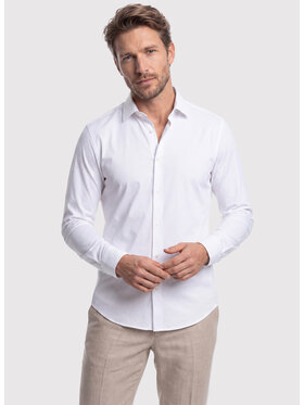 Pako Lorente Pako Lorente Koszula P26WF-1X-011 Biały Slim Fit