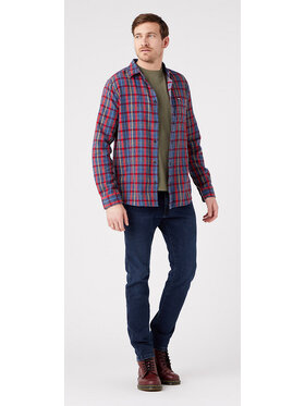 Wrangler Wrangler Jeansy Bryson Granatowy Skin Fit
