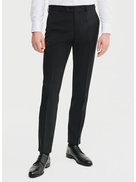 Pako Lorente Pako Lorente Spodnie garniturowe P25SP-6G-029 Czarny Slim Fit
