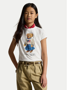 Polo Ralph Lauren Polo Ralph Lauren T-shirt 313A98403001 Bianco Regular Fit