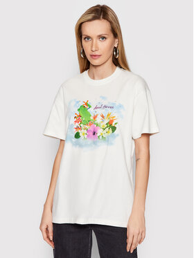 Local Heroes Local Heroes T-Shirt Lost In Paradise SS22T0002 Biały Oversize