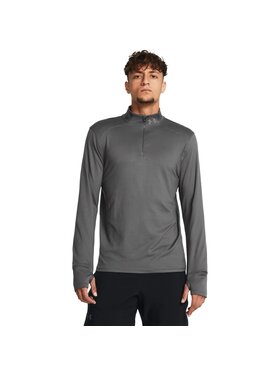 Under Armour Under Armour Koszulka techniczna LAUNCH PRO 1/4 ZIP Szary Basic Fit