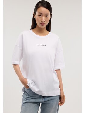 Trussardi Trussardi T-Shirt G0396000268N001 Biały Regular Fit