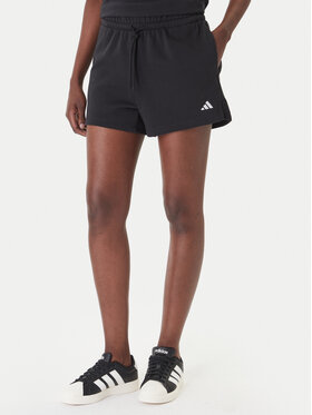 adidas adidas Sportiniai šortai Essentials Small Logo Feel Cozy JC5925 Juoda Regular Fit