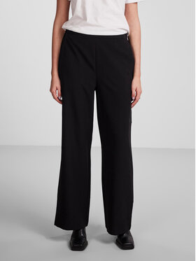 Pieces Pieces Bavlnené nohavice Bossy 17140744 Čierna Loose Fit